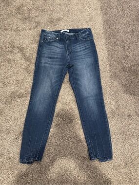 Kancan Dark Blue Women's Skinny Jean Capri size 29